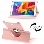 360 Rotating Leather Cover for Tab 4 8.0 (Pink)